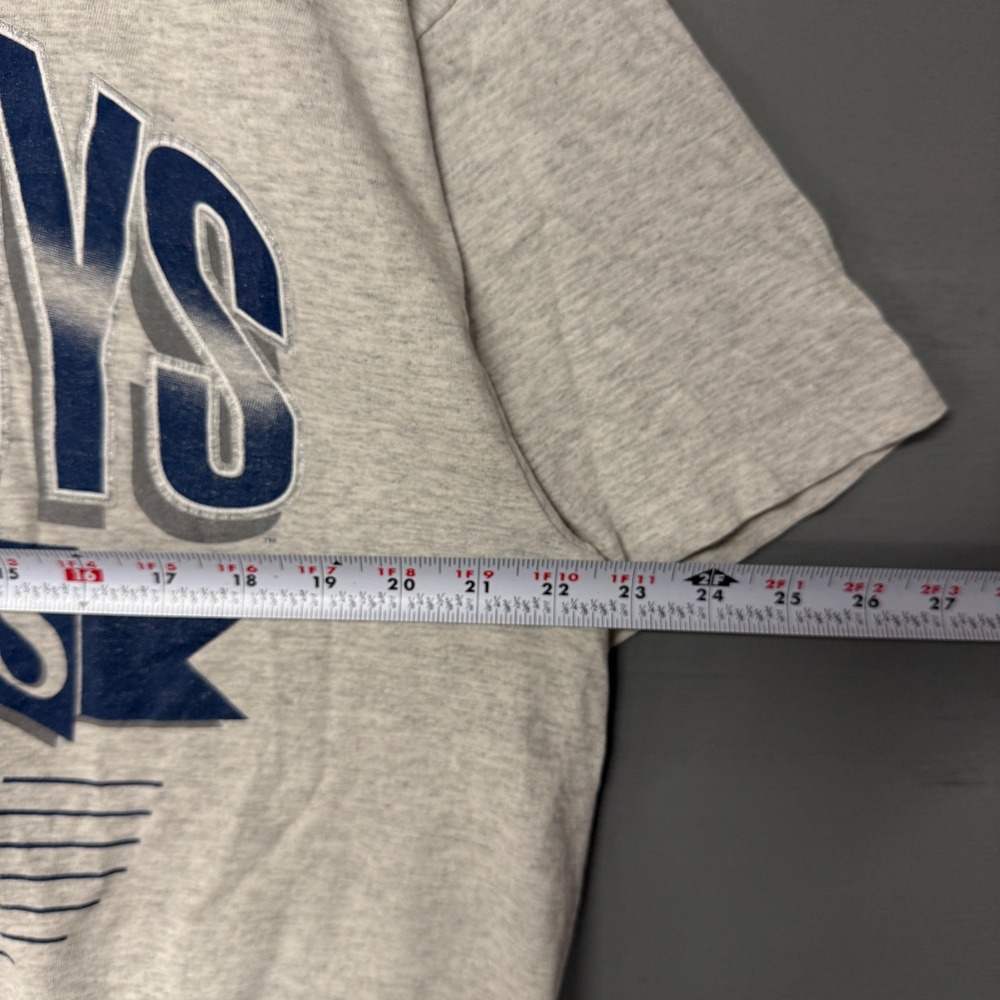 Vintage Dallas Cowboys T-Shirt Gray Vintage Graphic Distressed XL - Picture 5 of 6